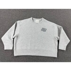 Munthe Womens Sweatshirt 40 US 10‎ Gray Marigold Sweater Oversized Jumper